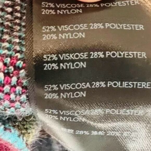 Anthropologie knit plaid 3.4 sleeve jacket sz S - Picture 5 of 6